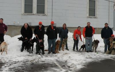 Amigo Search and Rescue Dogs Train at Main Street Location
