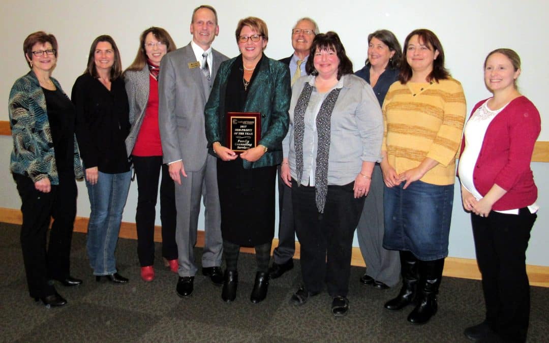 Family Counseling Services Named Non-Profit of the Year by Cortland Chamber of Commerce